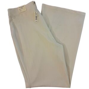 Max Studio London Pull on Style Bootcut Pants, Size XL, Cream Color,  NWT